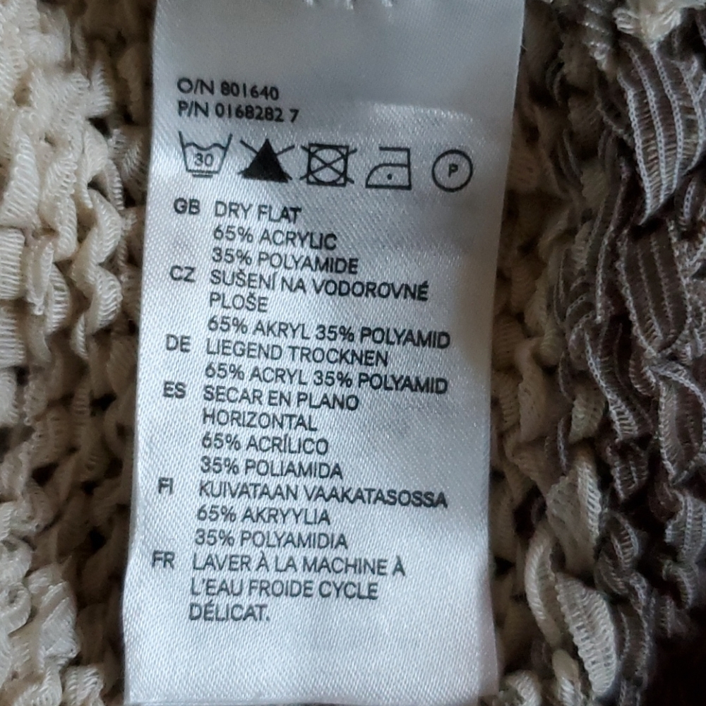 NWT H&M Divided Camo Hi-Lo Sweater Vest - Picture 11 of 11